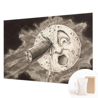 Papel mural con patrón decorativo con el motivo «Colisión cósmica»