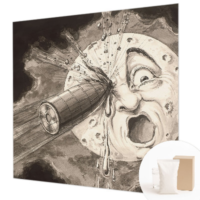 Papel mural con patrón decorativo con el motivo «Colisión cósmica»