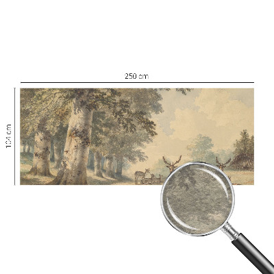Mural decorativo con el diseño 