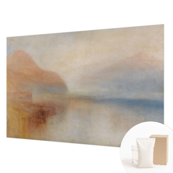 Papel mural con patrón decorativo con motivo de paisaje etéreo