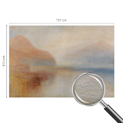 Papel mural con patrón decorativo con motivo de paisaje etéreo
