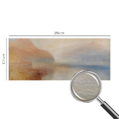 Papel mural con patrón decorativo con motivo de paisaje etéreo