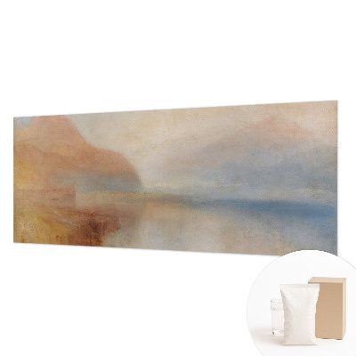 Papel mural con patrón decorativo con motivo de paisaje etéreo
