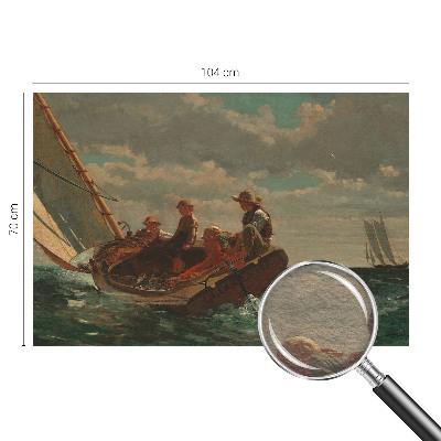 Fotomural decorativo para cabecero de cama con motivo de expedición marítima