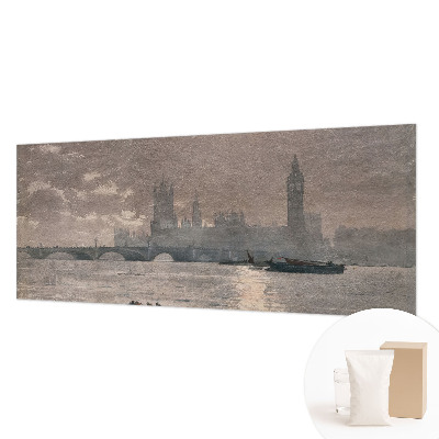 Papel mural con patrón decorativo con diseño 'Panorama nocturno'