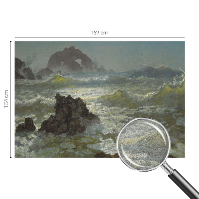 Mural decorativo con motivo de mar tempestuoso