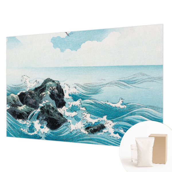 Fotomural decorativo para cabecero de cama con una escena marina
