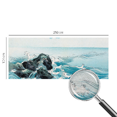 Fotomural decorativo para cabecero de cama con una escena marina