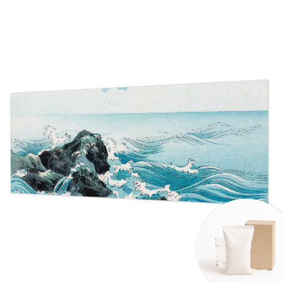 Fotomural decorativo para cabecero de cama con una escena marina