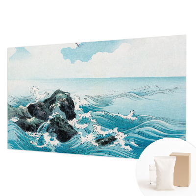 Fotomural decorativo para cabecero de cama con una escena marina