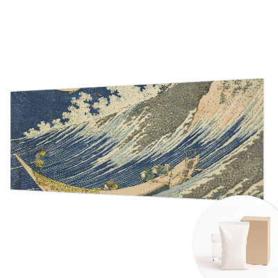 Papel mural con patrón decorativo con diseño de olas del mar