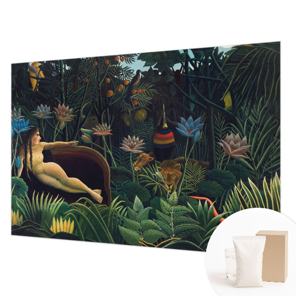 Papel mural texturado decorativo con diseño de selva exótica