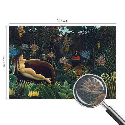 Papel mural texturado decorativo con diseño de selva exótica