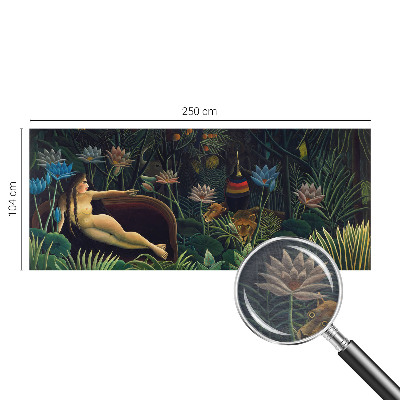 Papel mural texturado decorativo con diseño de selva exótica