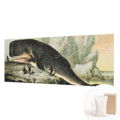 Fotomural decorativo para cabecero de cama con motivo de gigantismo marino