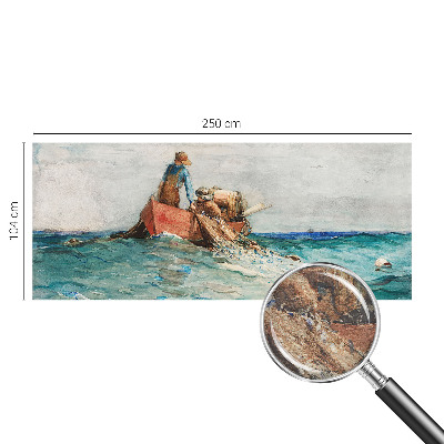 Mural de pared con estampado hermoso con diseño de expedición marítima
