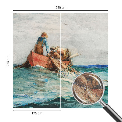 Mural de pared con estampado hermoso con diseño de expedición marítima