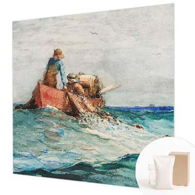 Mural de pared con estampado hermoso con diseño de expedición marítima