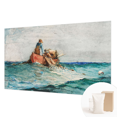 Mural de pared con estampado hermoso con diseño de expedición marítima