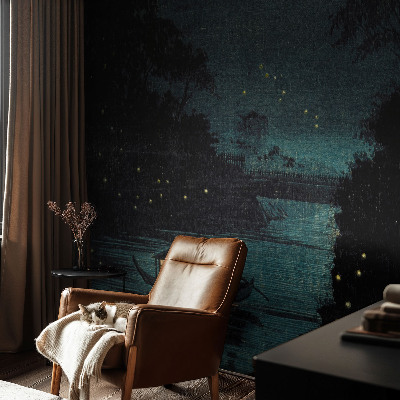 Papel mural con patrón decorativo con el diseño 