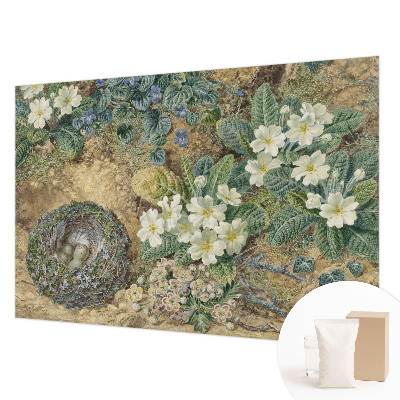 Papel mural texturado decorativo con estampado 