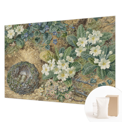 Papel mural texturado decorativo con estampado 