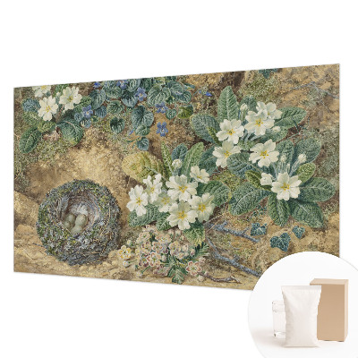 Papel mural texturado decorativo con estampado 