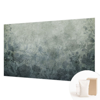Papel mural con patrón decorativo con diseño de motivos vegetales