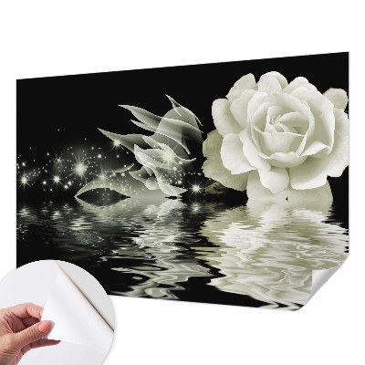 Papel mural texturado decorativo en tono rosa luminosa