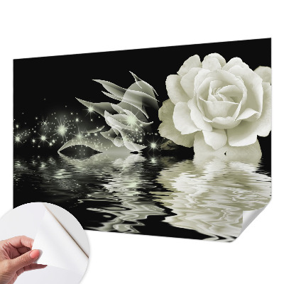 Papel mural texturado decorativo en tono rosa luminosa