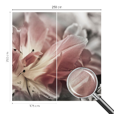 Fotomural decorativo para cabecero de cama Flor pastel