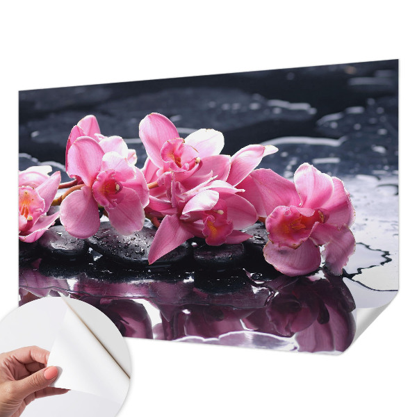 Fotomural decorativo para cabecero de cama con diseño de elegancia floral para cabecero