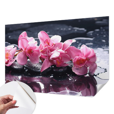 Fotomural decorativo para cabecero de cama con diseño de elegancia floral para cabecero