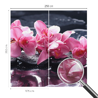 Fotomural decorativo para cabecero de cama Elegancia floral