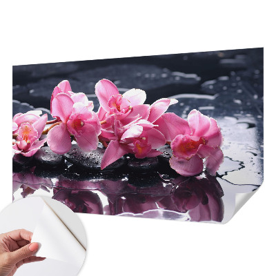 Fotomural decorativo para cabecero de cama con diseño de elegancia floral para cabecero