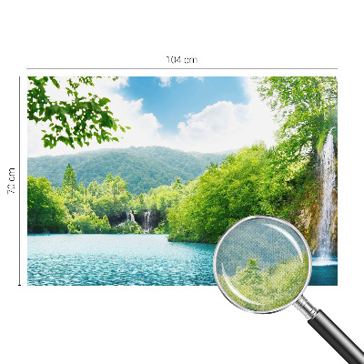 Papel mural texturado decorativo Cascada natural