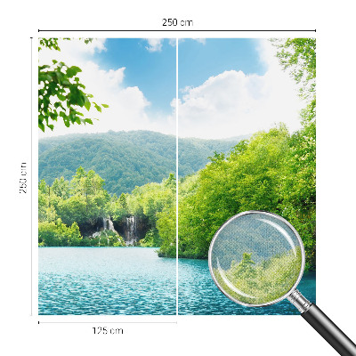 Papel mural texturado decorativo Cascada natural