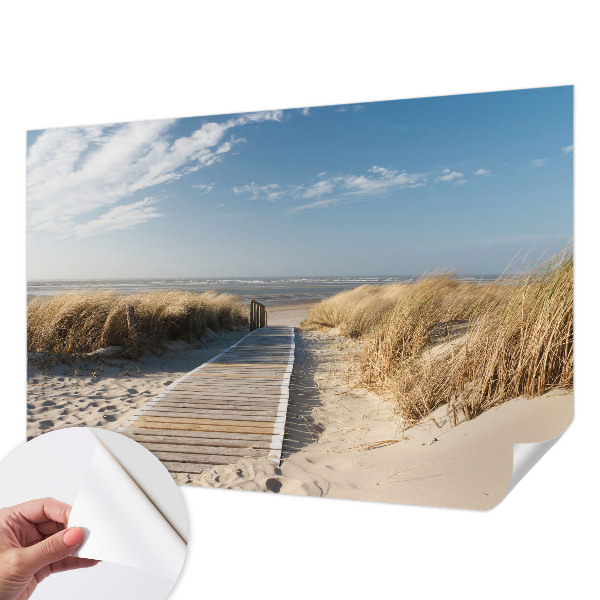 Papel mural con patrón decorativo Sendero marítimo