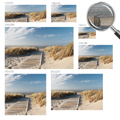 Papel mural con patrón decorativo Sendero marítimo