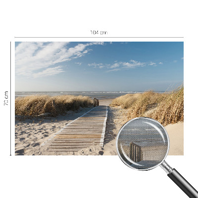 Papel mural con patrón decorativo Sendero marítimo