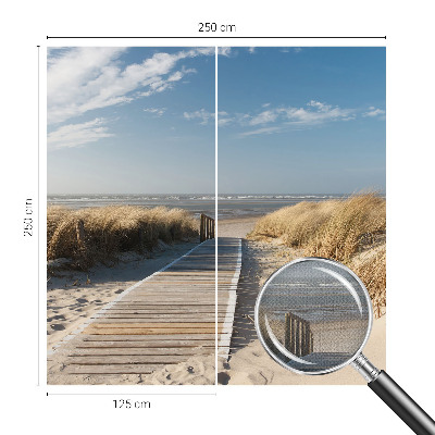 Papel mural con patrón decorativo Sendero marítimo