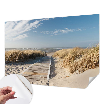 Papel mural con patrón decorativo Sendero marítimo