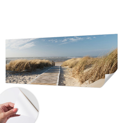 Papel mural con patrón decorativo Sendero marítimo