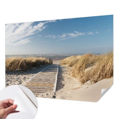 Papel mural con patrón decorativo Sendero marítimo