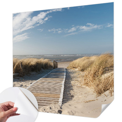 Papel mural con patrón decorativo Sendero marítimo