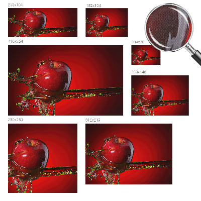 Fotomural decorativo para cabecero de cama Energía jugosa