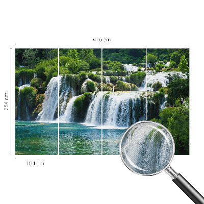 Papel mural texturado decorativo Armonía natural