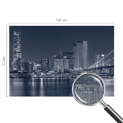 Papel mural texturado decorativo Ciudad nocturna