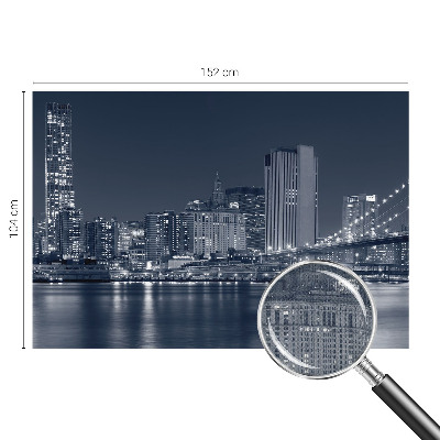 Papel mural texturado decorativo Ciudad nocturna