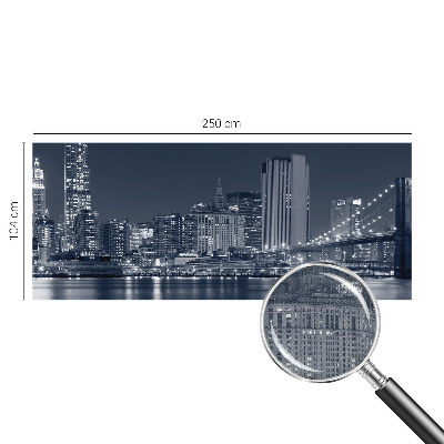 Papel mural texturado decorativo Ciudad nocturna